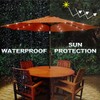 Blissun 9 ft Solar Umbrella with 32 LED Lights for