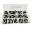 DollaTek 600pcs 15Values 40-160V 50-600mA NPN PNP Power Transistor Assortment