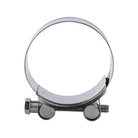 Gorise 3 Pcs Stainless Steel Joint Bolt Clamp Exhaust Motorcycle Clamps Jaw Clamps Clamp 68-73 Mm Band Width 24mm Exhaust Pipe