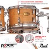Pearl R2 Air Tom, W/Traditional 7/8" Tube Receiver Mounting System