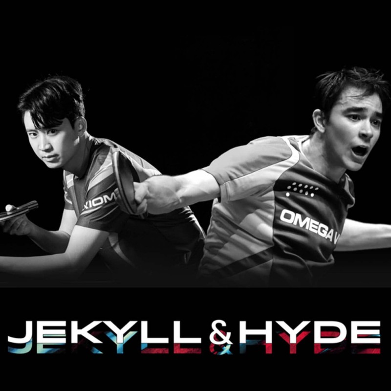 XIOM Table Tennis Rubber Jekyll & Hyde X47.5 Black (BK)