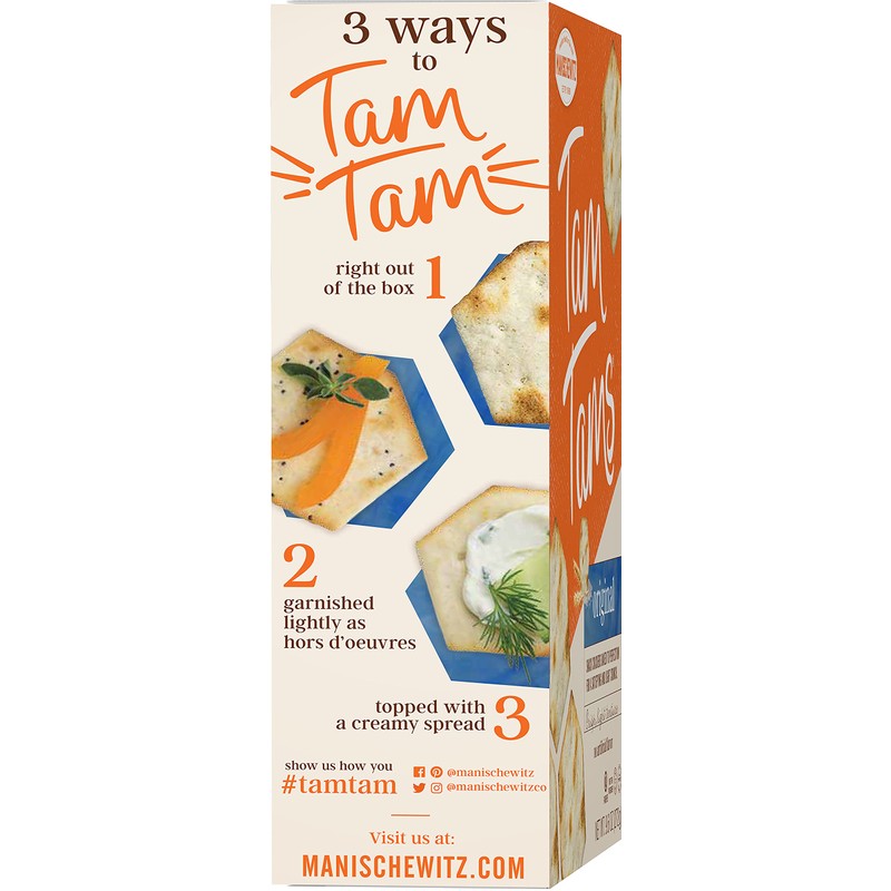 Manischewitz Tam Tam Original Crackers 9.6oz (2 Pack), Fluffy &