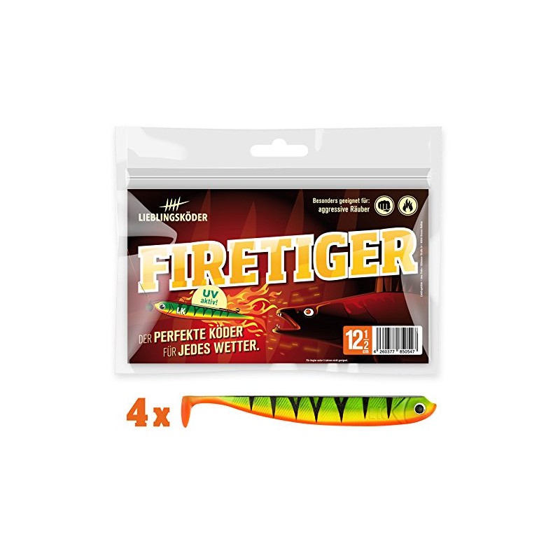 Lieblingsköder Rubber Fishing Bait for Perch Zander Pike 12.5 cm,