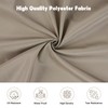 10x12 Gazebo Curtains Outdoor Waterproof, 4 Privacy Side Panels(Brown)