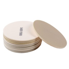 6-Inch Sponge Hook and Loop Sanding Disc, 10pcs Grit 3000 for Car Wood Drywall Metal Brown Corundum