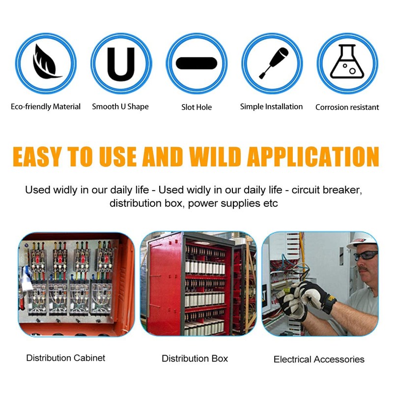 Greluma 3 Pcs 30cm DIN Rail Aluminium DIN Rail for