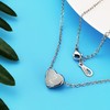 CHENGMEN Initial Necklace Alphabet Letter Z Engraved Tiny Cute Matte