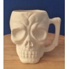 Unbranded Small Skull Mug w/ Bone Handle-Unpaint