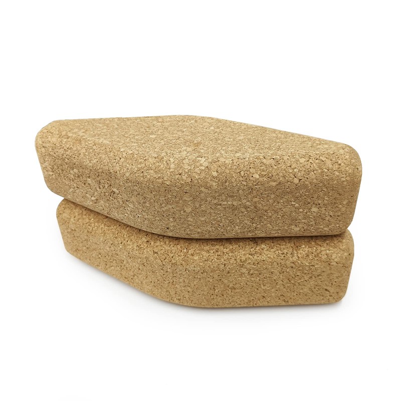 Yoga Studio Unbranded Natural, Eco-friendly Cork Egg Oval Block For
