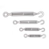 Mecollection M4/M5/M6/M8 304 Stainless Steel Hook and Eye Turnbuckle with