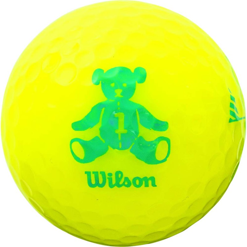 Wilson Golf Ball BEAR4 Dozen Yellow