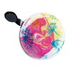Electra Bicycle Bell Ding Dong Chroma White with Colourful Monkey