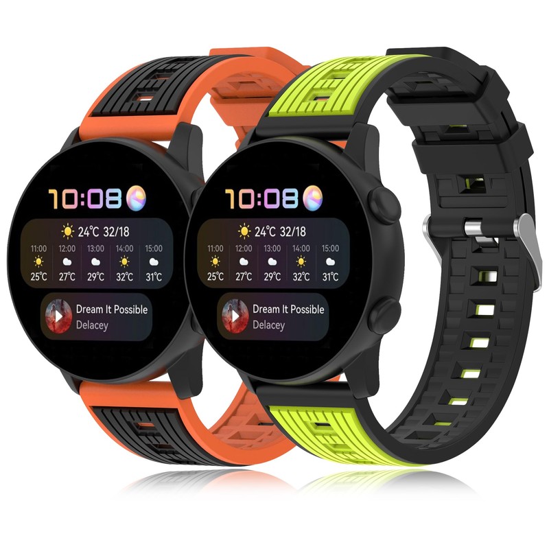 22mm Quick Release Silicone Watch Band for Garmin Vivoactive 4