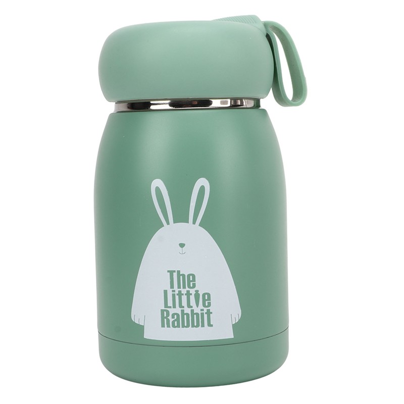 Children's Insulation Cup 12oz Double Wall Portable Rabbit Pattern Insulated