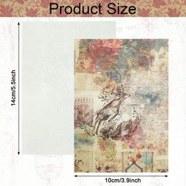 Mililanyo 200 Pcs Vintage Floral Scrapbook Paper & Textured Paper & Label Journaling Stickers Assorted Set Mixed Special Paper for Scrapbooking Planner Junk Journal Supplies