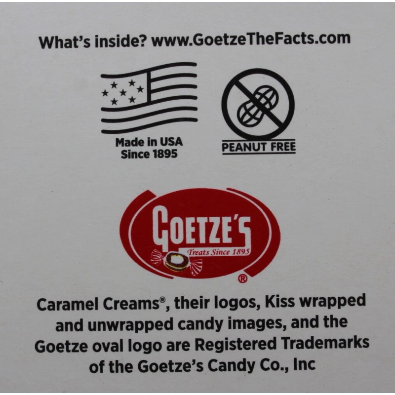 Goetze's Original Caramel Creams by Goetzes Candy Chewy Box of