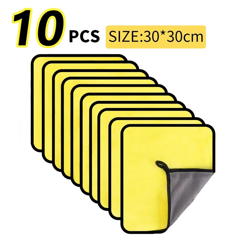 10pcs 30x60cm Microfiber