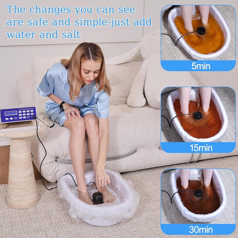 Healcity Ion Ionic Detox Foot Bath Machine System Birthday Gift