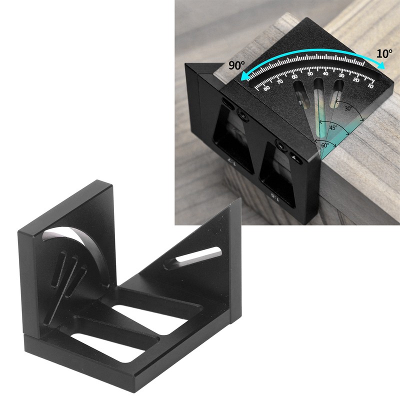 Multi Angle 3D Protractor 45 Degree Marking Ruler Essential Woodworking