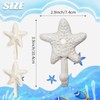 Newnessai 3Pcs Decorative Hooks, Cast Iron Star Fish Beach Themed