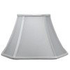 Urbanest Square Cut Corner Bell Lamp Shade, 12-inch, Off White,