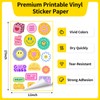 11x17 inch Transparent Printable Vinyl Sticker Paper for Inkjet Printer,
