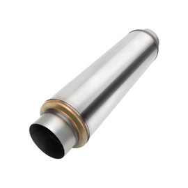 Exhaust Resonator 5" Inlet 5" Outlet High Performance Muffler 30" inch Overall Stainless steel Straight