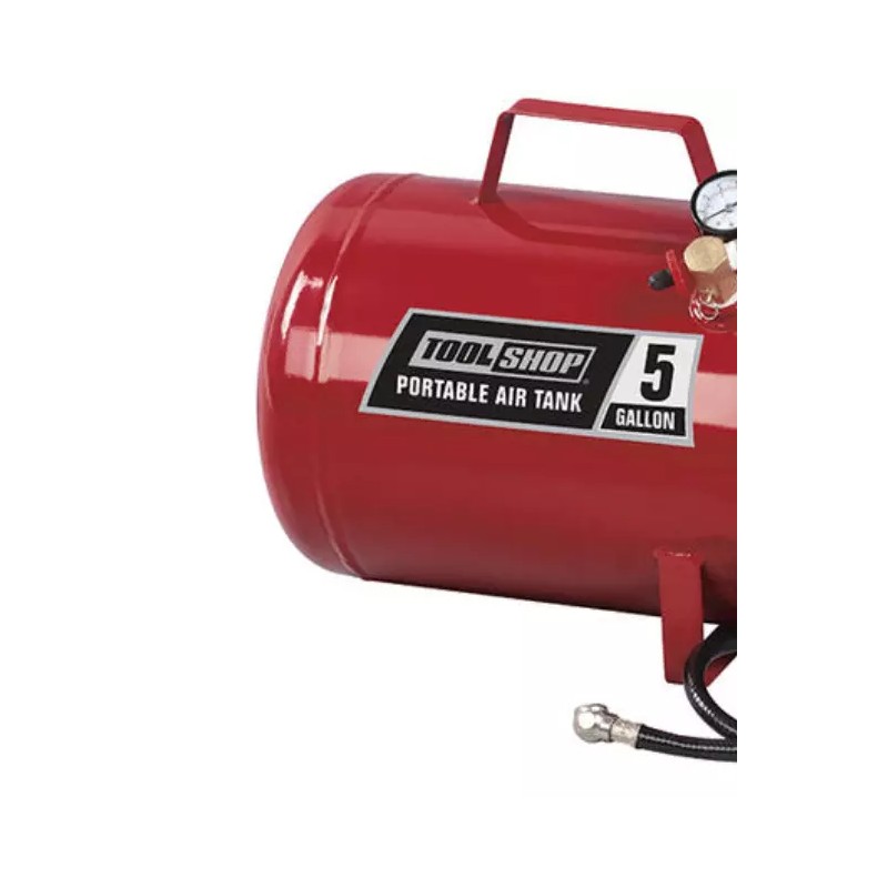 Tool Shop 5 Gallon 125 PSI Portable Jobsite Air Tank