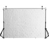 ZZBYSM 8X6FT White Brick Wall Backdrop Vinyl Birthday Backdrop Baby