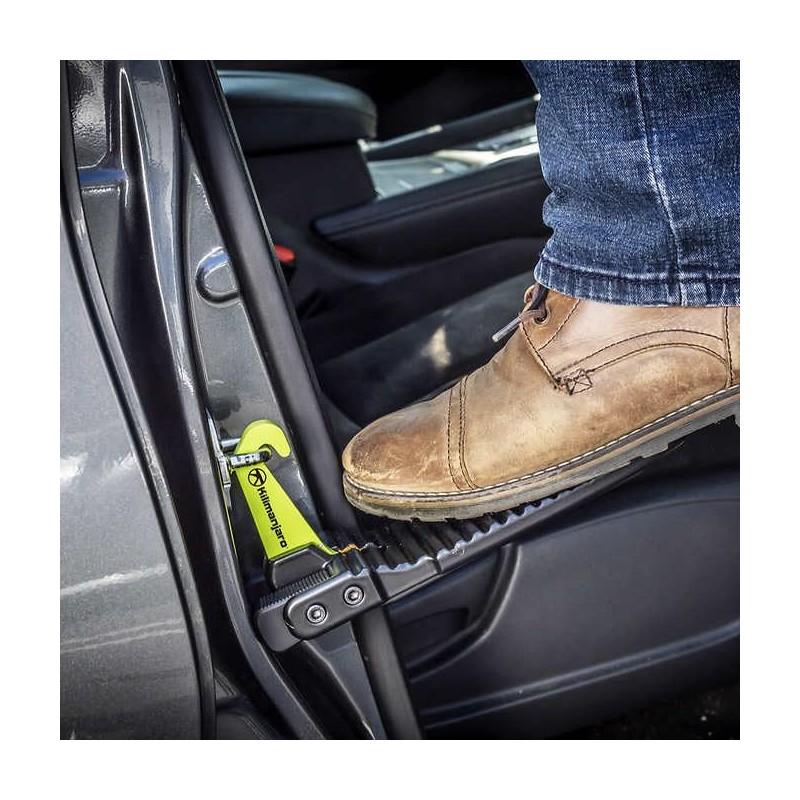 Kilimanjaro Car Door Latch Utility Step with Emergency Glass Break,
