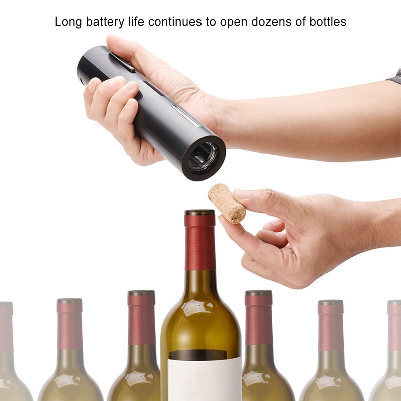 Electric Wine Opener Set Battery Operated Corkscrew Wine Bottle Opener
