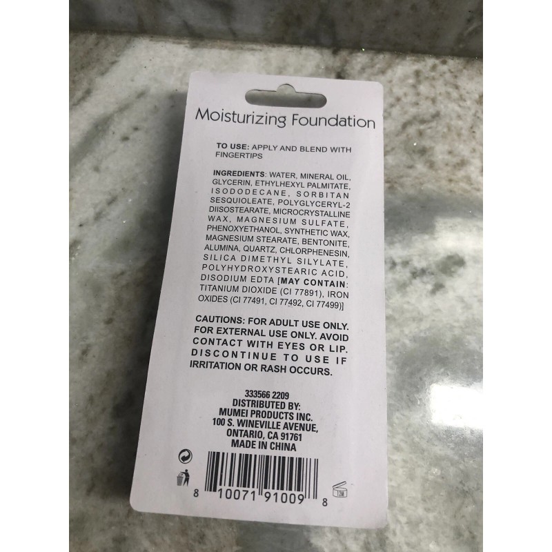 Nucolor-Moisturizing Foundation-Light 1. 1.0oz/28ml. ShipN24Hours