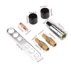 19Pcs/set MIG/MAG Welding Contact Tips 0.8 Gas Nozzle Tip Kit