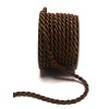 s.dekoda Cord 10 m x 6 mm Brown Twist Cord