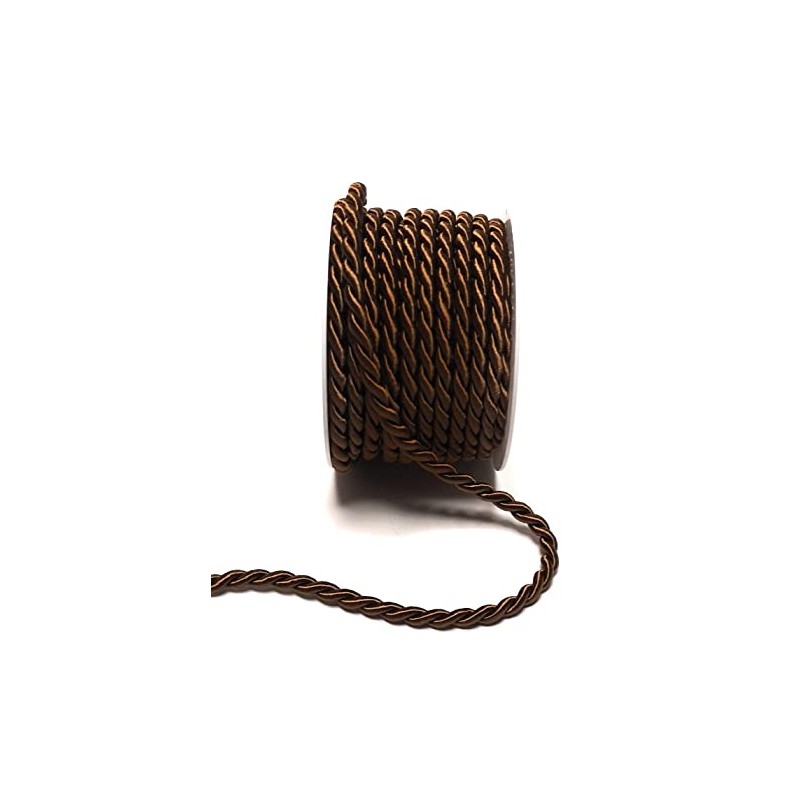 s.dekoda Cord 10 m x 6 mm Brown Twist Cord