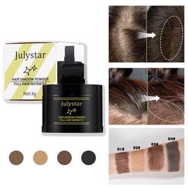 Hairline Powder, Hair Foundation, Hide Gray Hair Root & Part, Root Touch Up Magical Hair Shadow Powder, Instant Hairline Shadow Cover Up, Follicle Concealer with Puff Touch, Root Cover Up for Thin