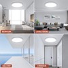 Ouyulong Flush Mount LED Ceiling Light Fixture, 5000K Neutral White,
