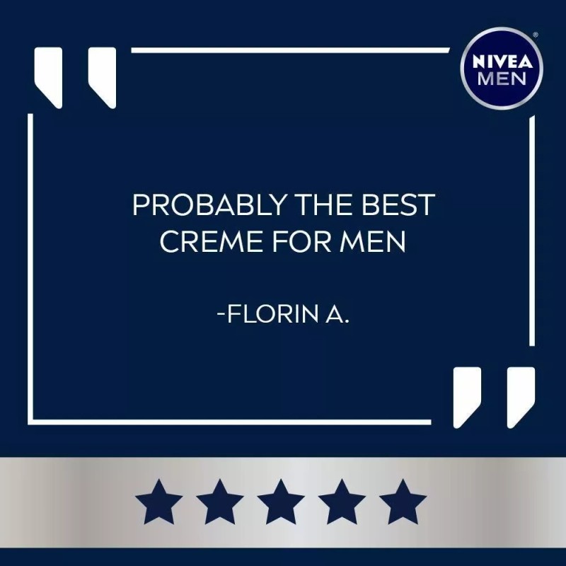 Nivea Creme Hombres 5,3 Onzas, 1 Unidad