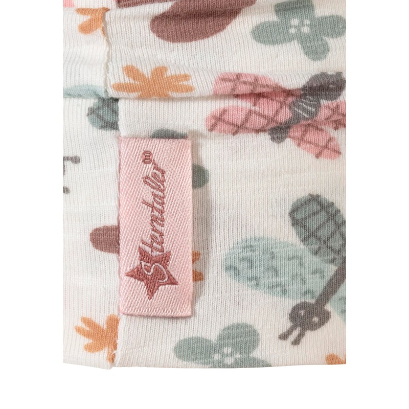 Sterntaler Girls' Beanie Butterflies, ecru