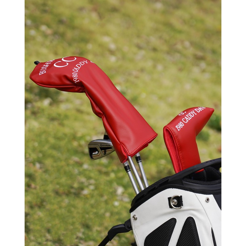 Big Teeth Golf Club Covers, Red 1980 CC Club Driver