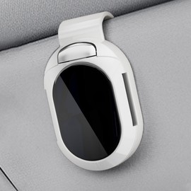 Sunglass Holder for Car Visor, Visor Sunglasses Holder Clip for Car, Non Slip Eyewear Organizer Safe Driving Tight Fit Storage for Sedan, Minivan, Caravan