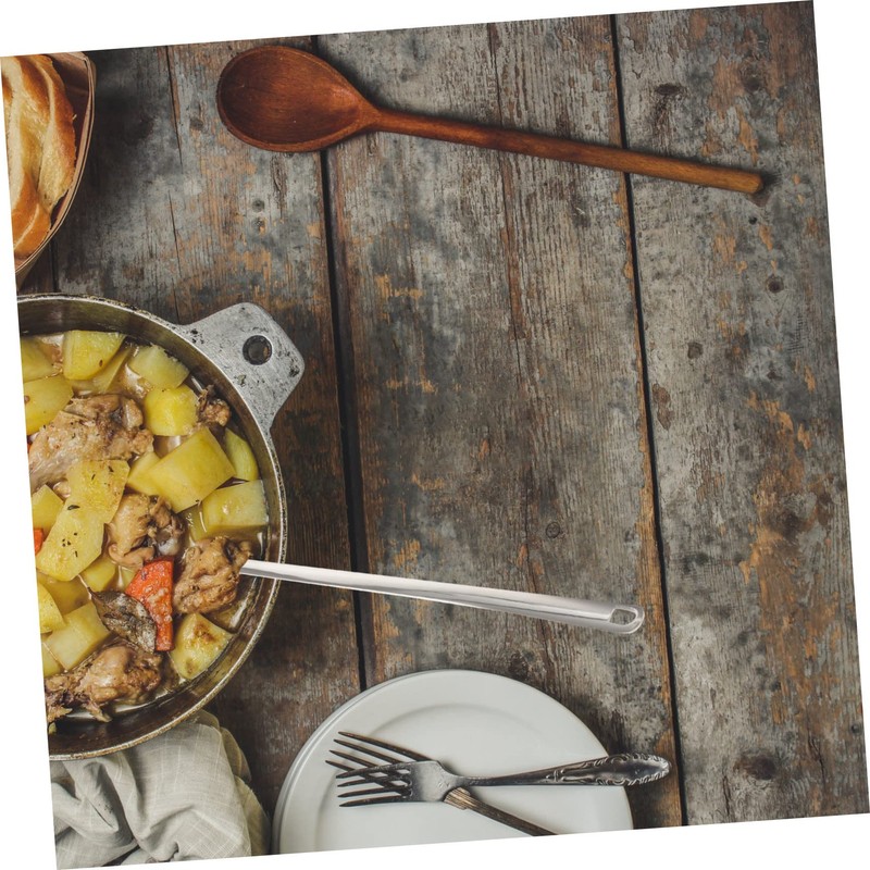 SHOWERORO 304 Stainless Steel Slotted Spoon Multi-Use Cooking Spoon Hanging