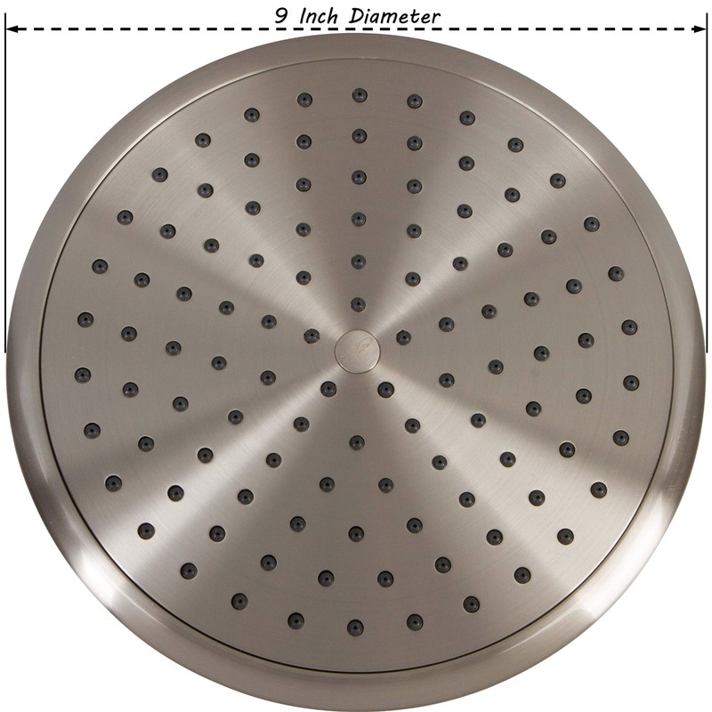 Waterfall Showerhead - 9 Inch Large Overhead Rain Shower Head