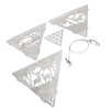 Triangular Campfire Grill Hanger Outdoor Portable Reindeer Bonfire Fire Pit