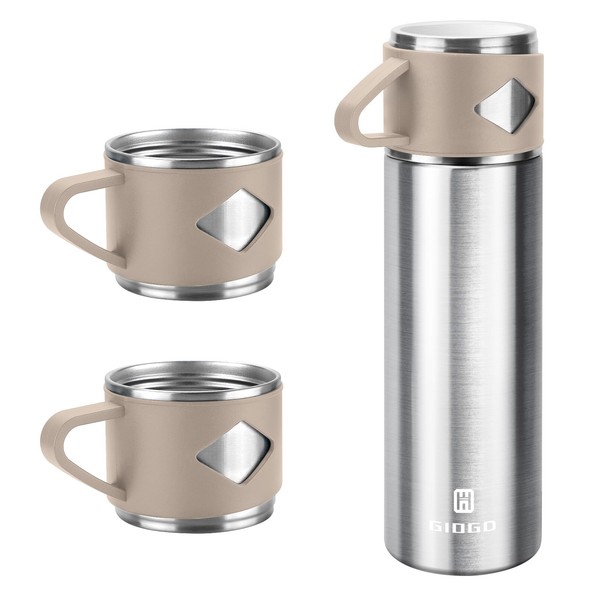 Vacuum Insulated Flask 700ml/23.6oz Stainless Steel Thermo Bottle with Cup