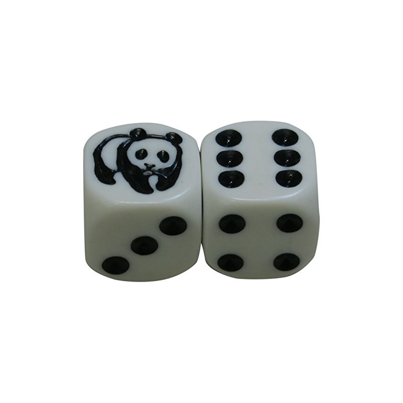 Image Mission Kikumasha Dice Panda Dice (Set of 2) 0.6