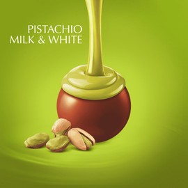 Lindt Lindor Limited Edition Pistachio Milk Chocolate Truffles – Bulk 22 oz Bag (625 g, 50 pcs) | Individually Wrapped Gourmet Chocolates – Gift for Christmas, Valentine’s Day, Holidays & Birthdays