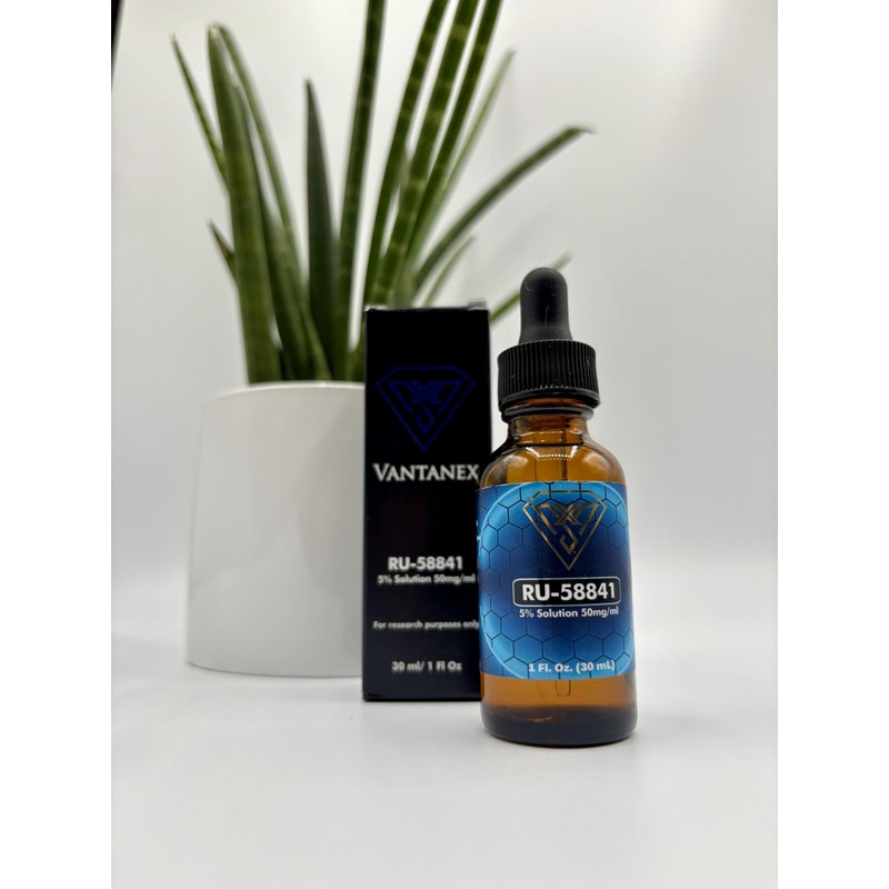Vantanex RU58841 5%(50mg/mL) 1 Fl. Oz, Clear