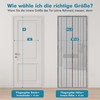 Sekey Magnet Fly Screen Door Curtain for Wood, Iron, Aluminium