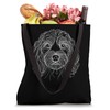 Line Art Cockapoo Cockerpoo Tote Bag